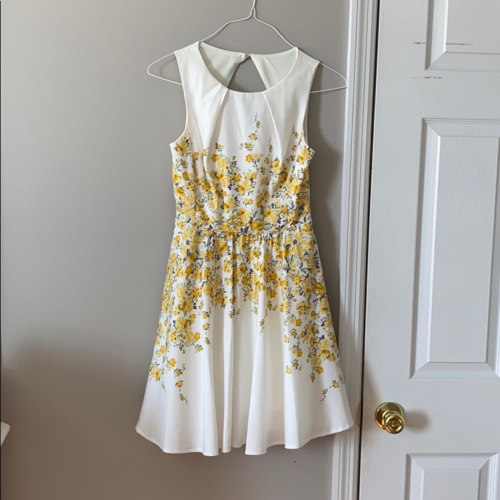 Sleeveless Floral Dress